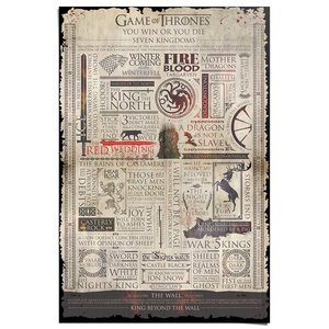 Poster Game of Thrones Infographic