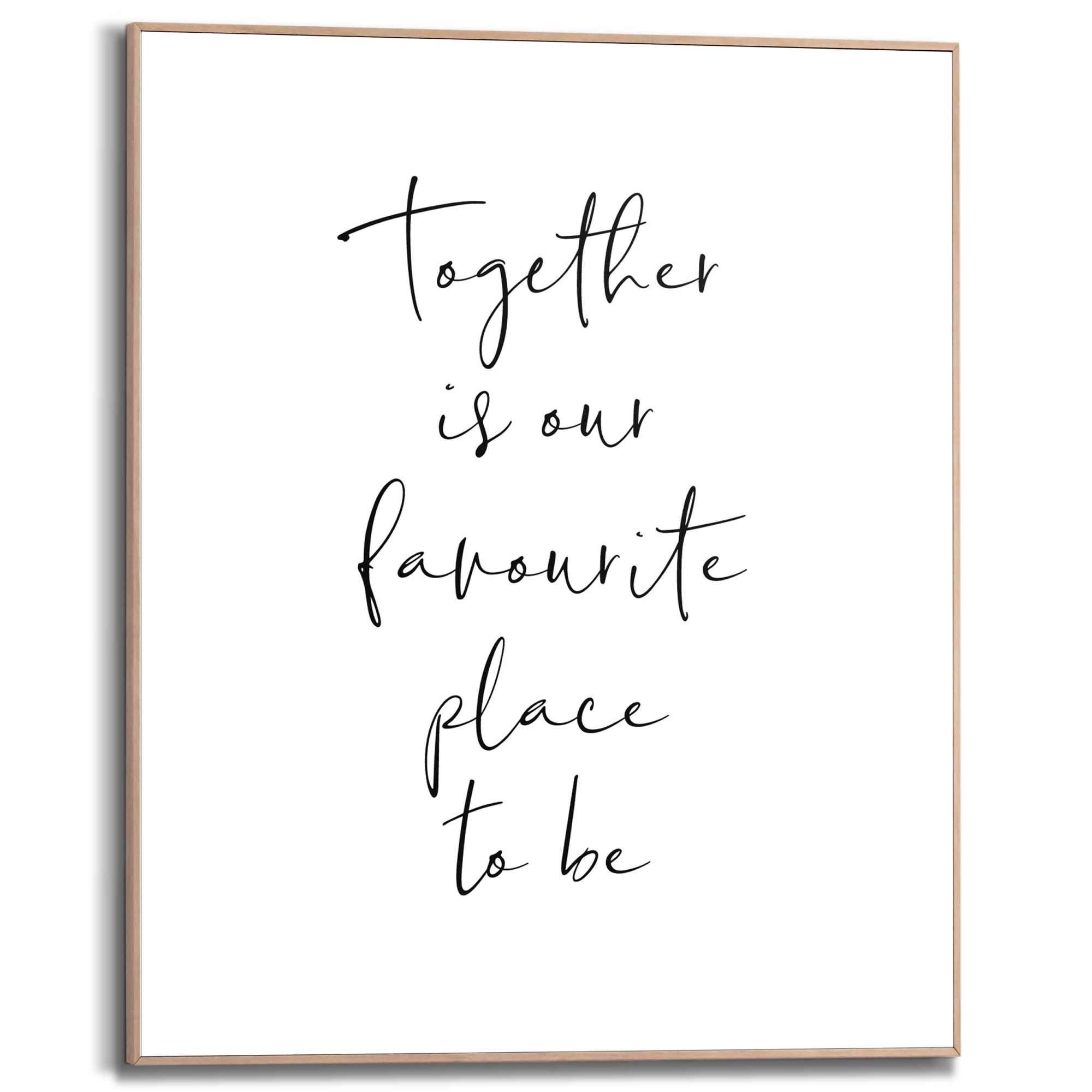 Samen Liefde Gezin Familie Citaat Schilderij Zwart Samen Liefde Gezin Familie Citaat Schilderij Zwart