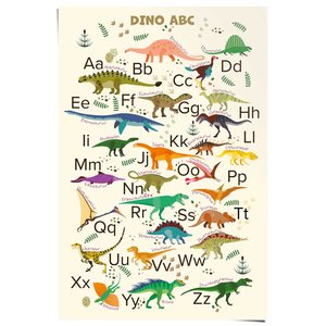 Poster Dino ABC