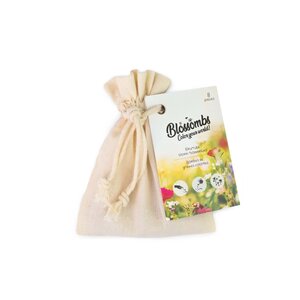 Blossombs  Sac cadeau en coton biologique avec 8 boules de graines