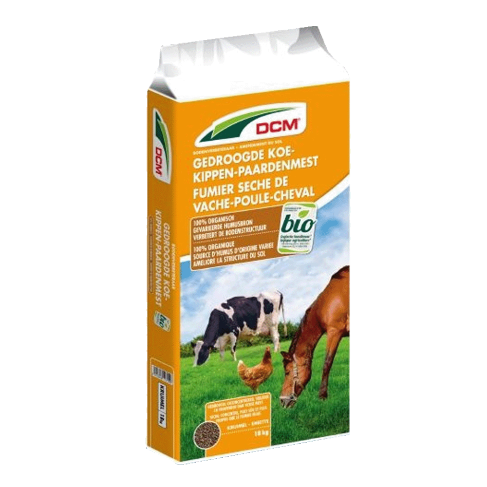 Fumier de Vache-Poule-Cheval - 18 kg Fumier de Vache-Poule-Cheval - 18 kg