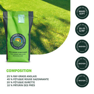 MRS Seeds & Mixtures Shade & Sun - Gazon Ombre et Soleil
