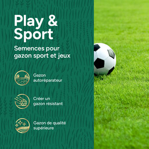 MRS Seeds & Mixtures Play & Sport - Semences de gazon sport et jeux 10 kg