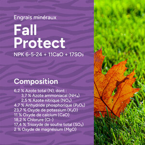 MRS Seeds & Mixtures Fall Protect - Engrais pour gazon d'automne | 20 kg - 500 m²