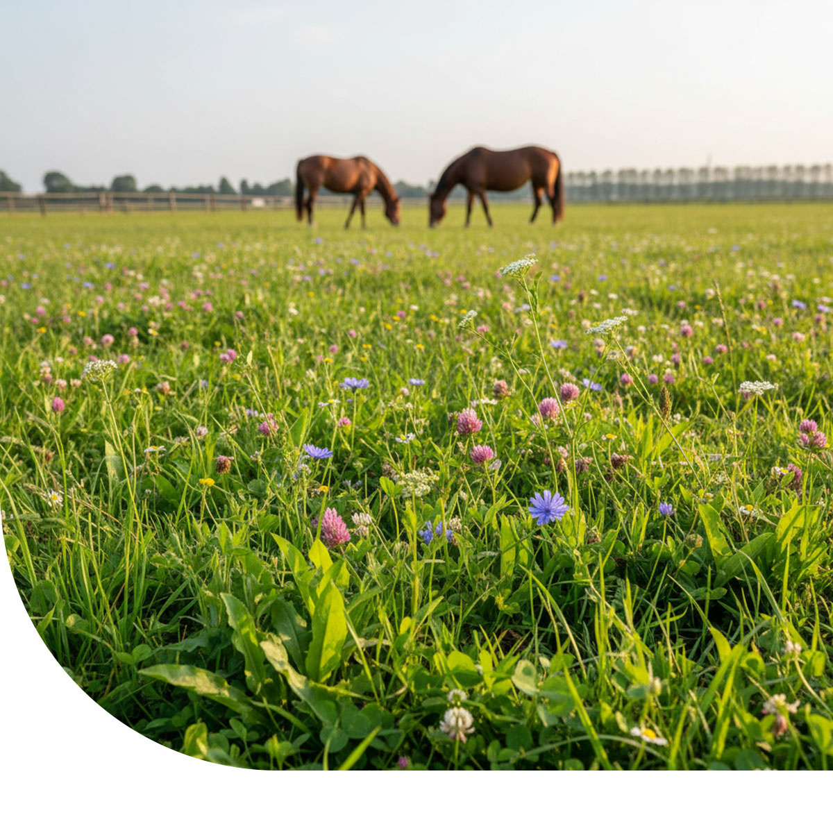 Mélange D’herbes Pour Chevaux – 1 Kg Pour 7.500 M², Pâturage Sain Et Savoureux