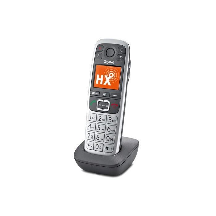 Gigaset Gigaset E560HX Draadloze Handset met Lader Zilver