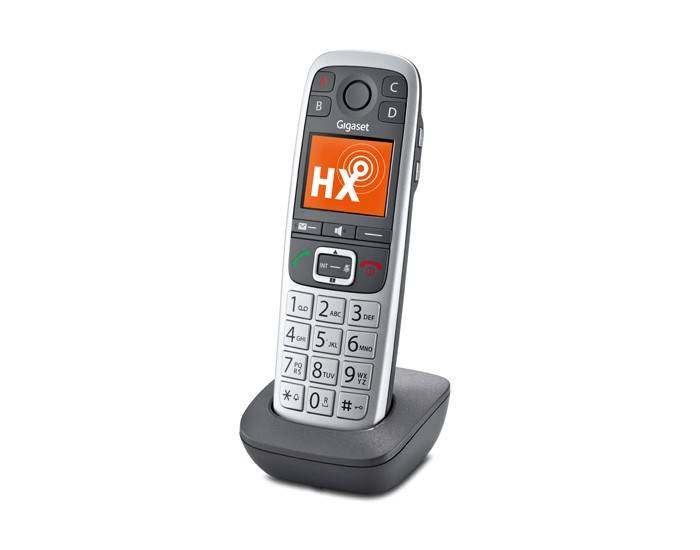 Gigaset Gigaset E560HX Draadloze Handset met Lader Zilver