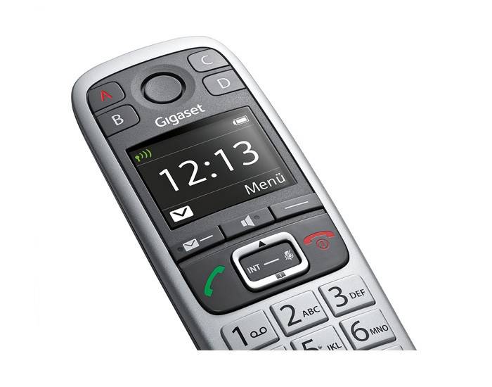 Gigaset Gigaset E560HX Draadloze Handset met Lader Zilver