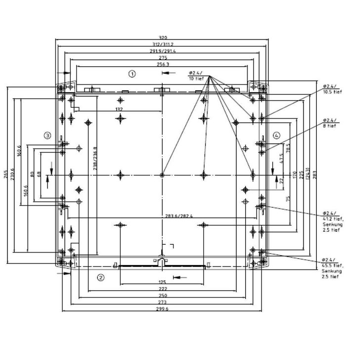 Gigaset pro Gigaset N720/N870 Buitenbehuizing met 230V Verwarming (IP66)