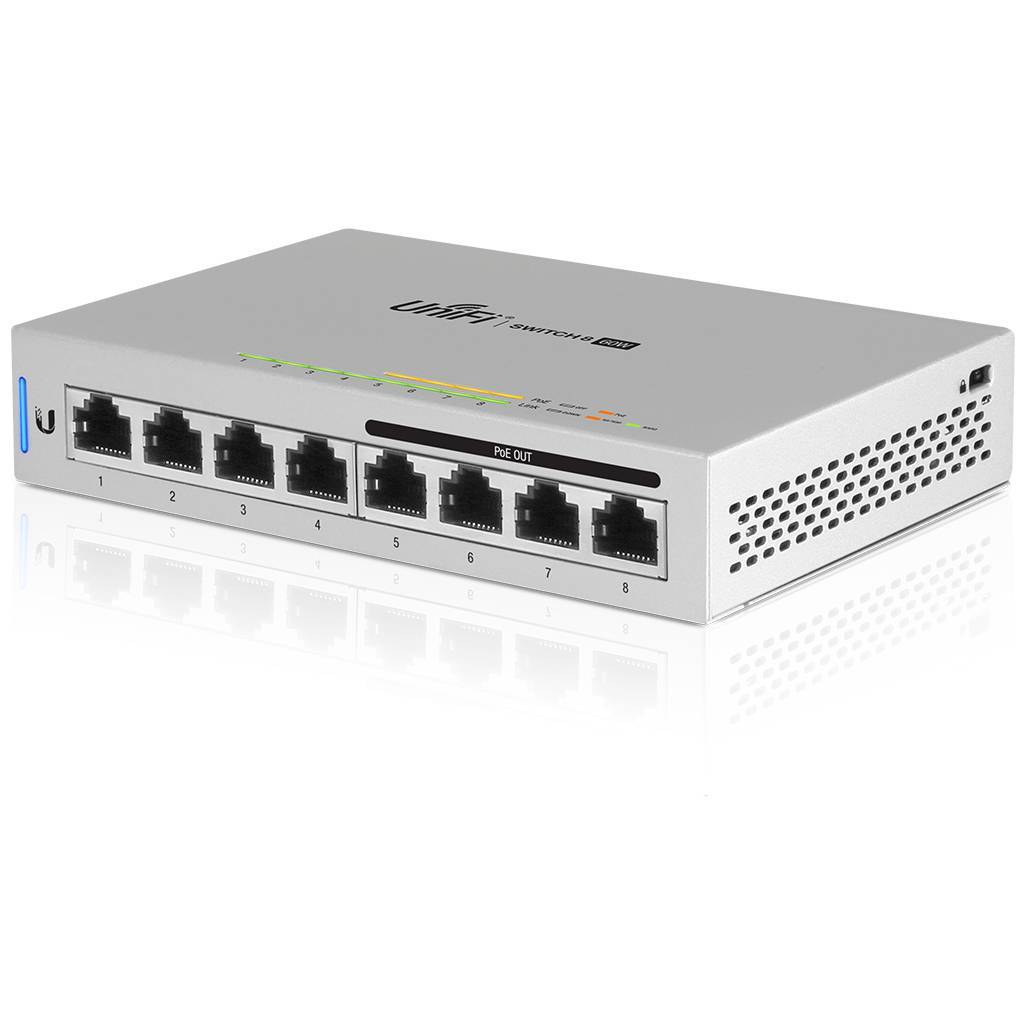 Ubiquiti Unifi Switch, 8ports, 60W