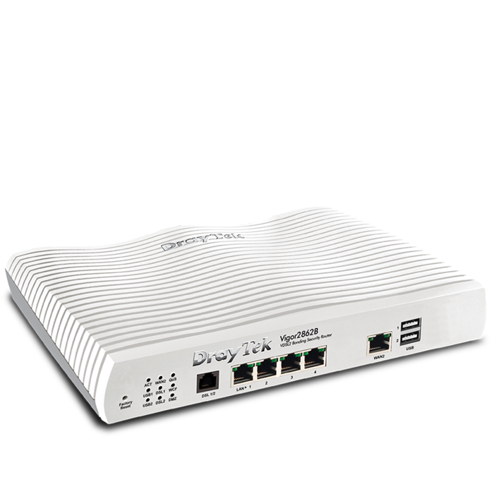 Draytek Draytek Vigor 2862B VDSL2 Bonding Router met 4x Gigabit LAN & VPN