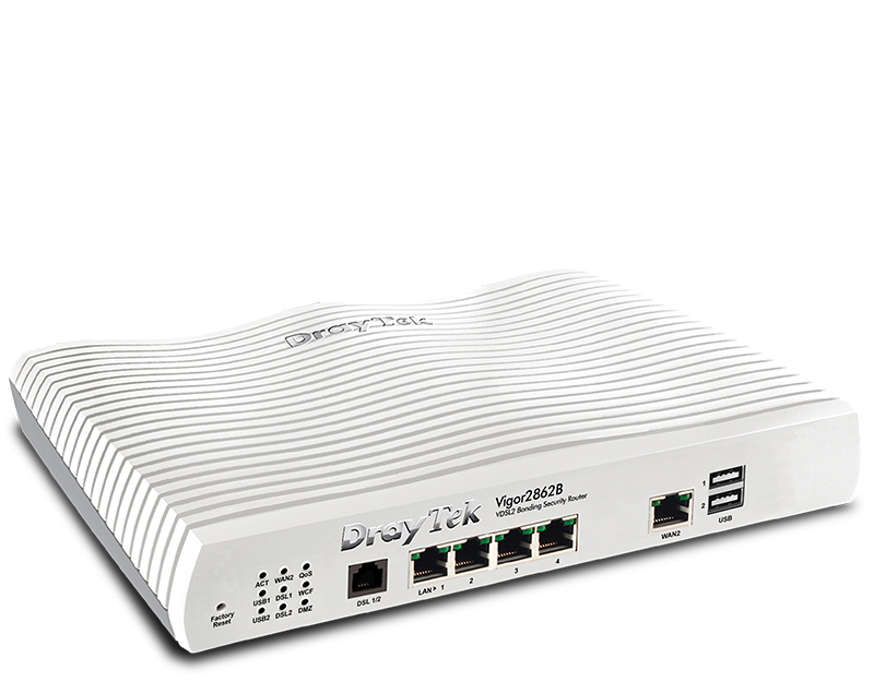 Draytek Draytek Vigor 2862B VDSL2 Bonding Router met 4x Gigabit LAN & VPN