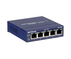 Netgear Netgear GS105GE 5-poort Gigabit Desktop Switch - Metalen Behuizing