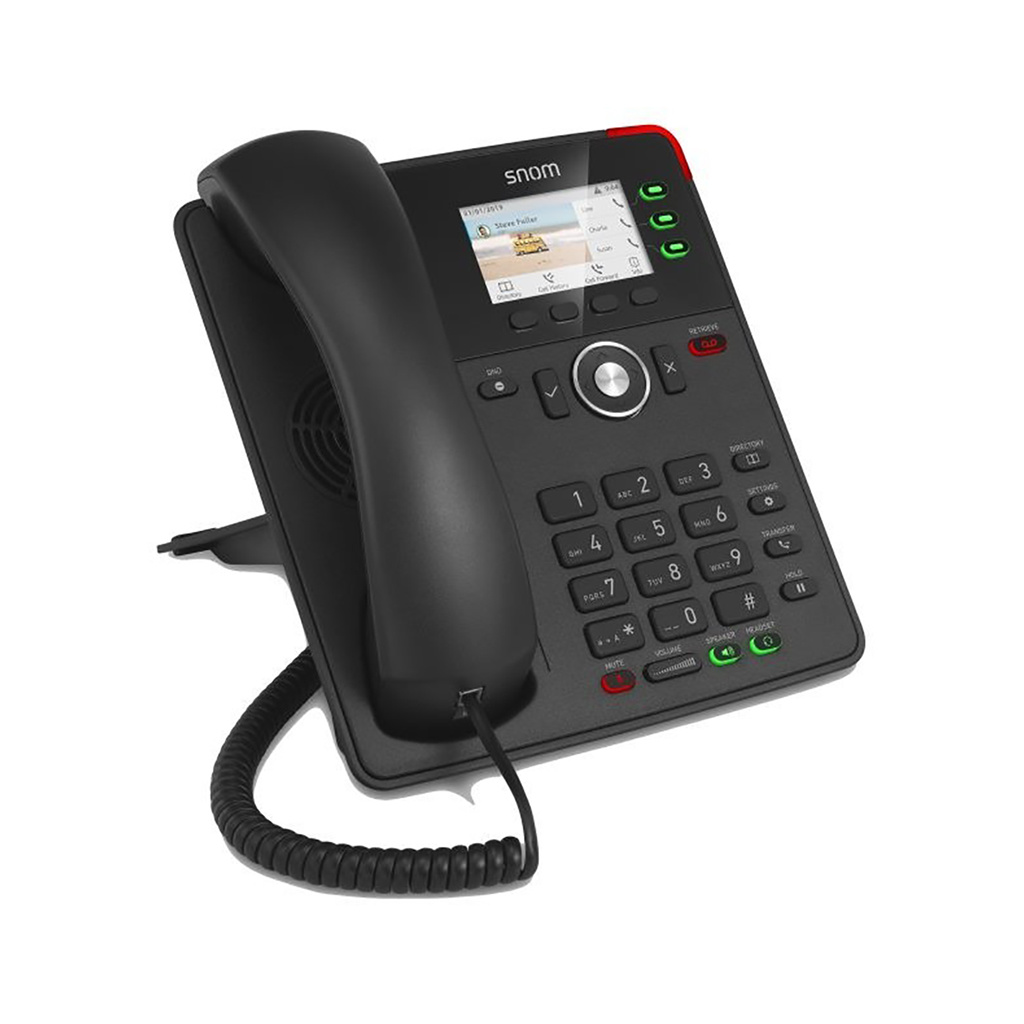 SNOM Snom D717 Professionele VoIP Telefoon met Kleurendisplay en Gigabit