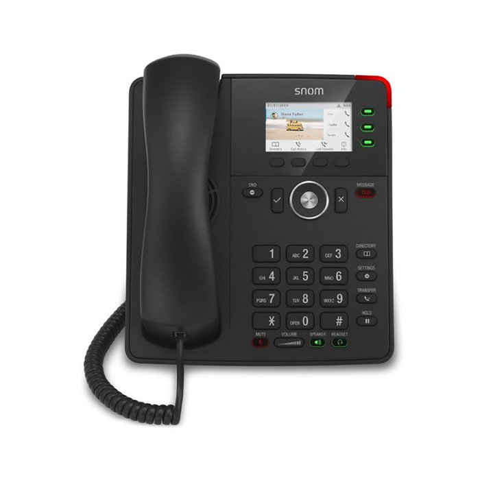 SNOM Snom D717 Professionele VoIP Telefoon met Kleurendisplay en Gigabit