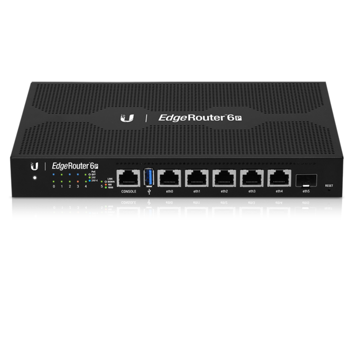 Ubiquiti Ubiquiti EdgeRouter 6P Gigabit Router met PoE & SFP (ER-6P)