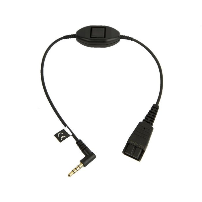 Jabra Jabra QD naar 3,5mm Adapterkabel voor Headsets (8735-019)