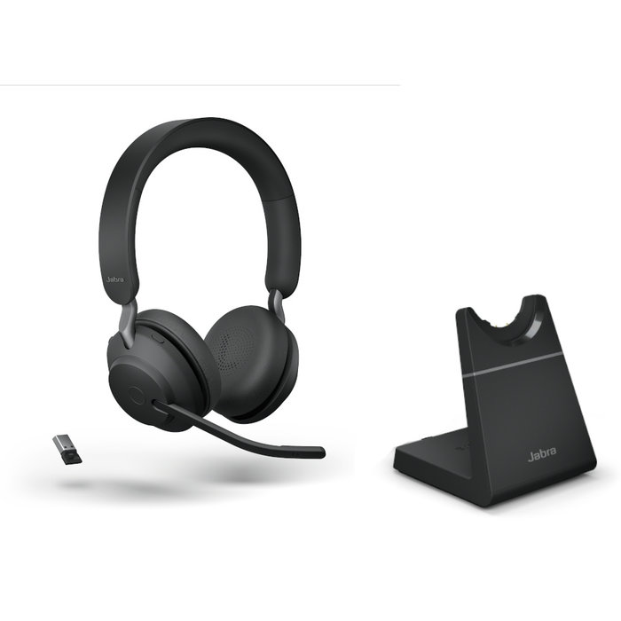 Jabra Jabra Evolve2 65 MS Stereo Draadloze Headset met Oplaadstation