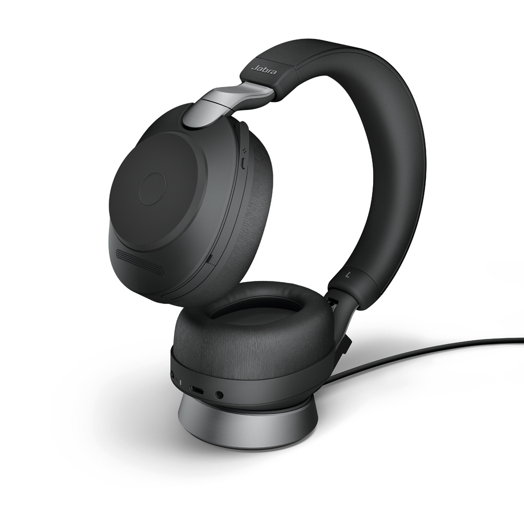 Jabra Jabra Evolve2 85 MS Teams Draadloze ANC Headset met Oplaadstandaard - Zwart
