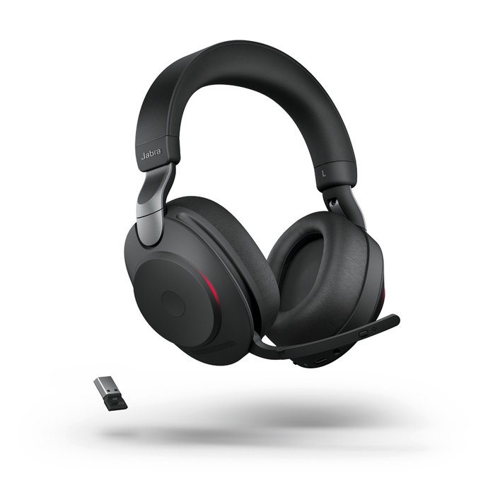 Jabra Jabra Evolve2 85 MS Teams Draadloze ANC Headset met Oplaadstandaard - Zwart