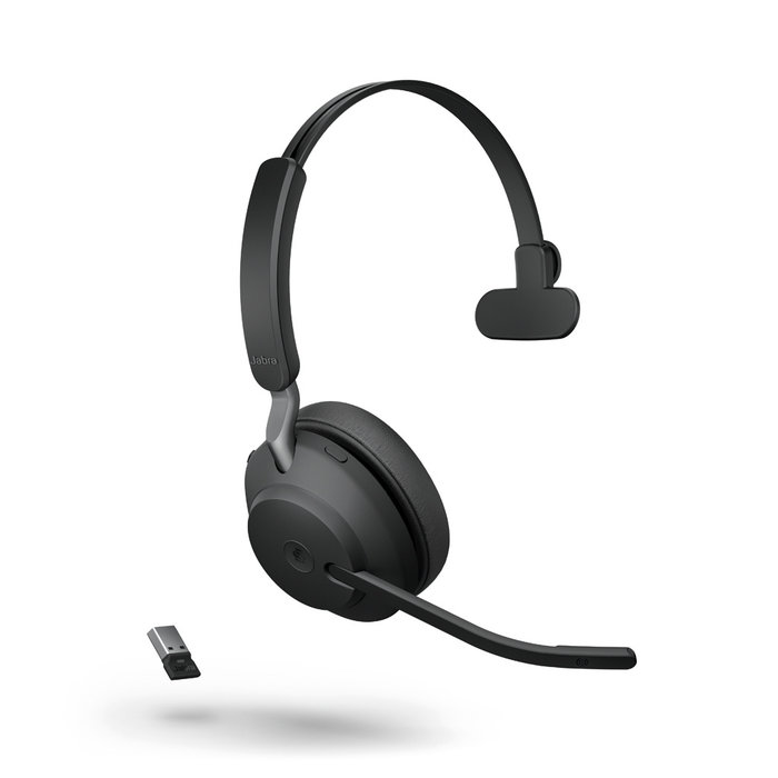 Jabra Jabra Evolve2 65 UC Mono Draadloze Headset - Zwart (USB-A)