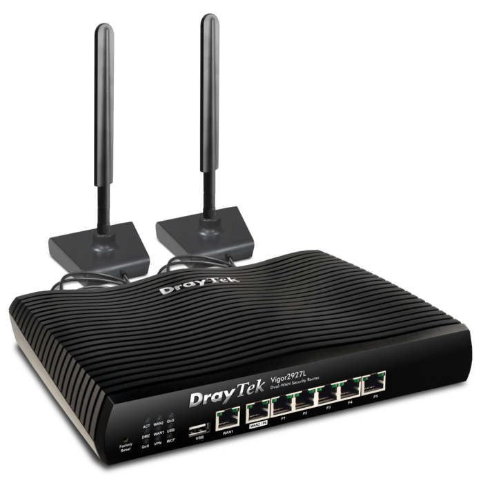 Draytek Draytek Vigor 2927L LTE 4G modem met SIM & dual WAN router V2927L
