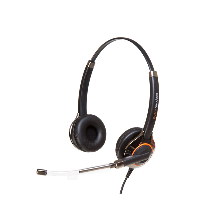 Agent Agent 650 Plus Stereo Voice Tube Headset - Binaural QD (AG22-0365)