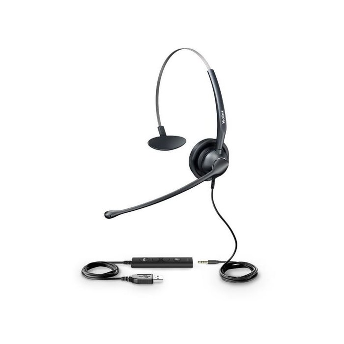 Yealink Yealink UH33 USB Mono Headset (USB & 3.5mm Jack)