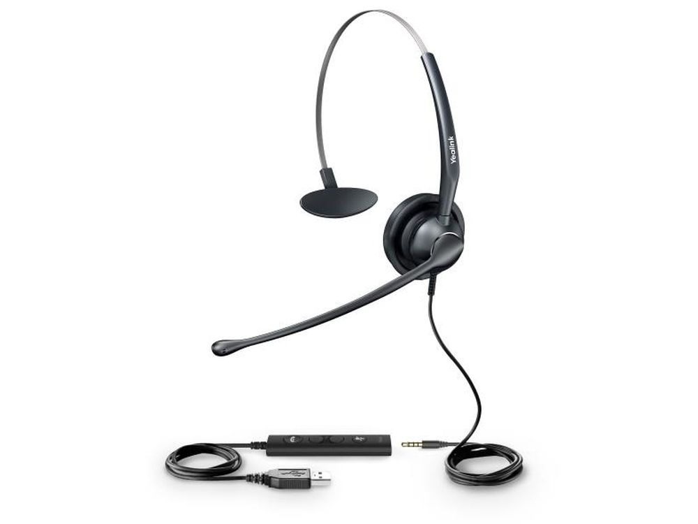 Yealink Yealink UH33 USB Mono Headset (USB & 3.5mm Jack)