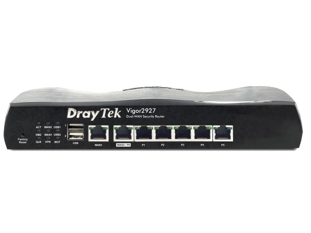 Draytek Draytek Vigor 2927 Dual Gigabit WAN Firewall Router - 50x VPN