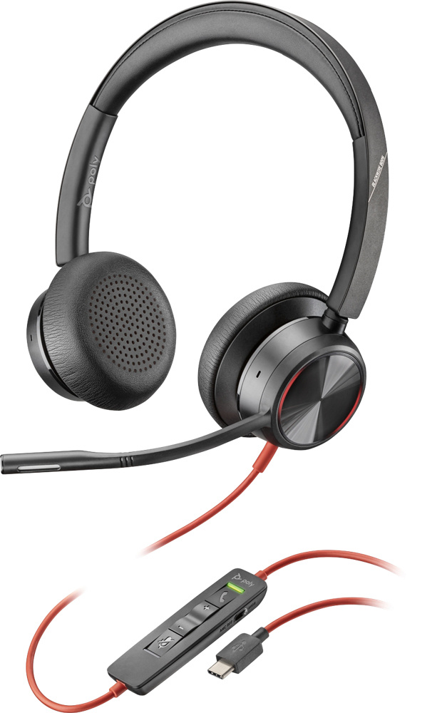 Poly Poly Blackwire 8225 USB-C Stereo Headset met ANC