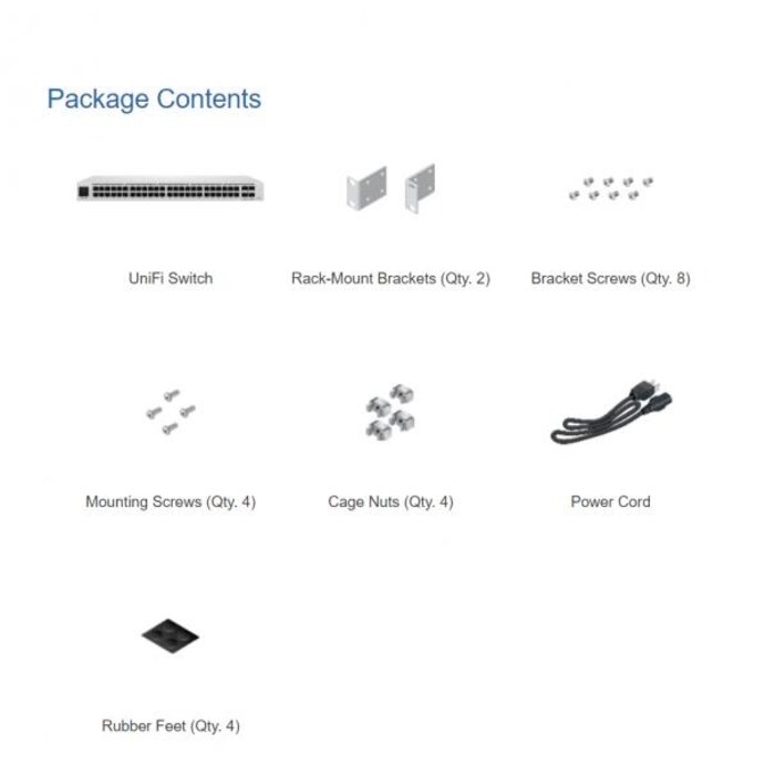 Ubiquiti Ubiquiti UniFi Switch PRO 48 | 48-Poorts Layer 3 Switch met 10G SFP+
