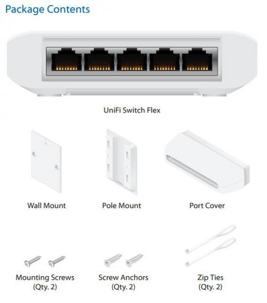 Ubiquiti Ubiquiti UniFi Switch Flex (USW-Flex) - 5-Poorts Gigabit PoE Switch