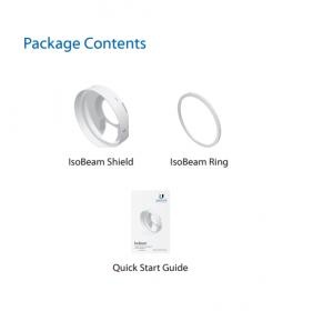 Ubiquiti Ubiquiti ISO-BEAM-16 Isolatieschild voor NanoBeam 16 dBi