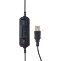 Agent Agent AP-2U Stereo USB Headset met Noise Cancelling