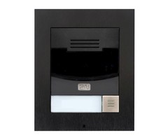 2N 2N IP Solo Inbouw Intercom met HD Camera - Zwart (9155301CBF)