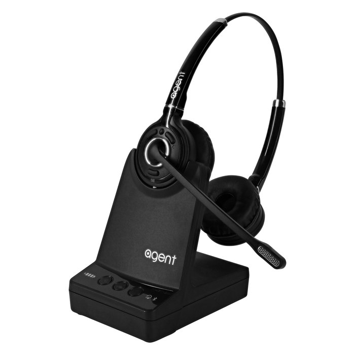 Agent Agent AW80 Stereo Draadloze Headset - Voor PC en Bureautelefoon