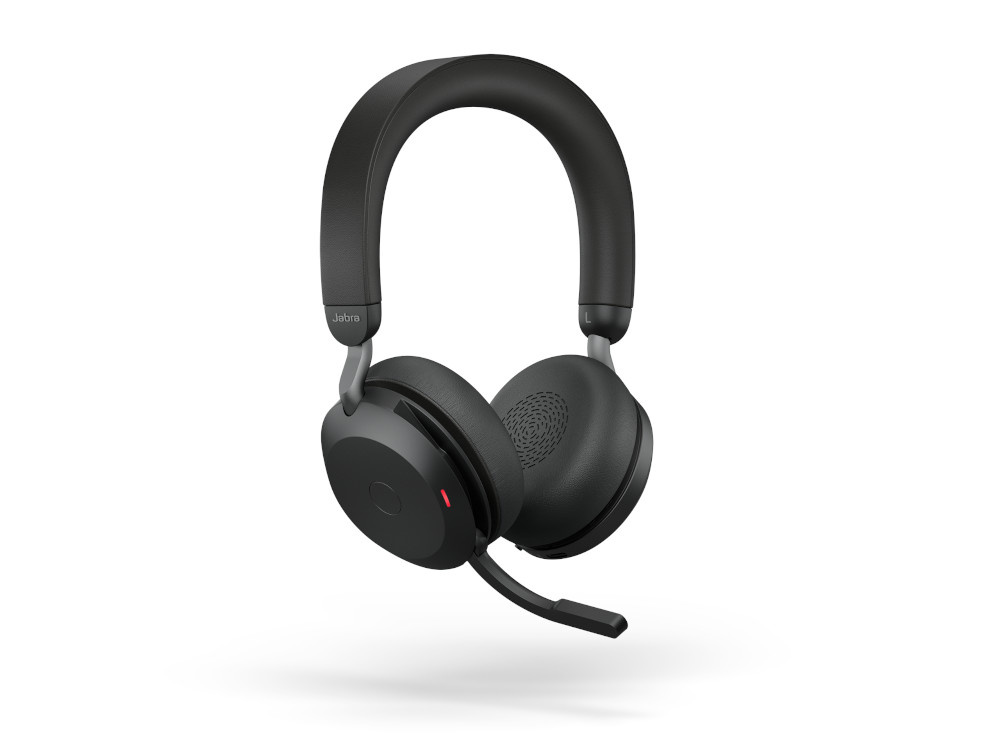 Jabra Jabra Evolve2 75 MS Stereo Headset met Oplaadstandaard - Zwart