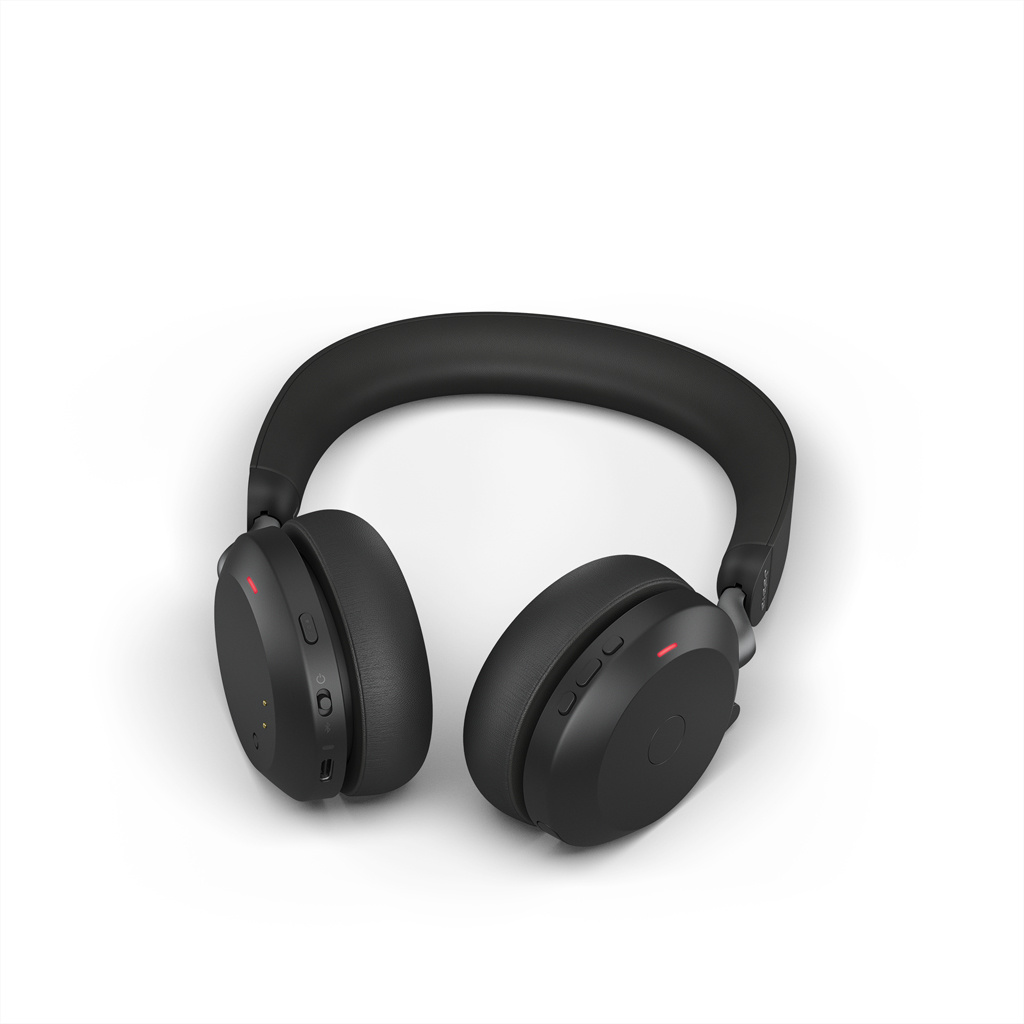 Jabra Jabra Evolve2 75 MS Stereo Headset met Oplaadstandaard - Zwart
