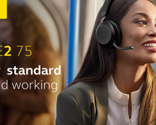 Nieuw: Jabra Evolve2 75 Draadloze headset met ANC