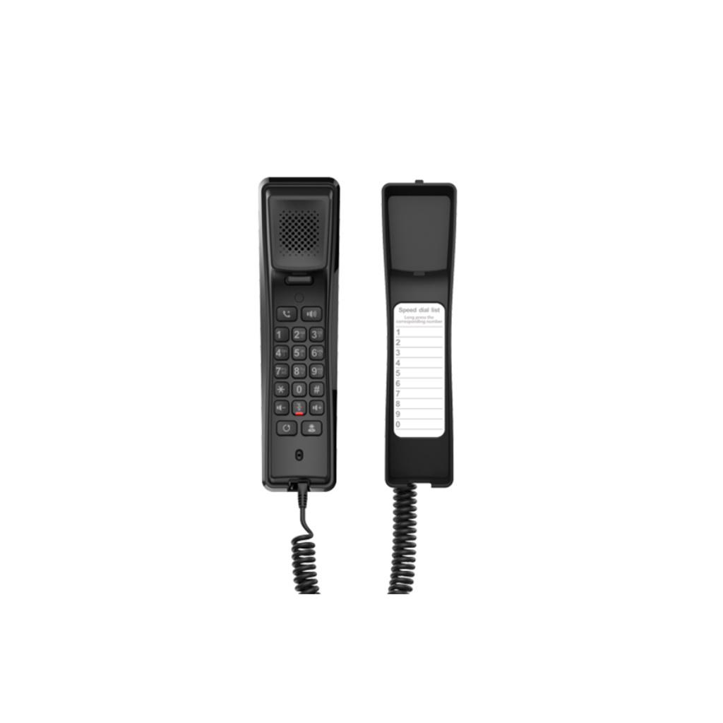 Fanvil Fanvil H2U Compacte IP Telefoon Zwart (PoE, Wandmontage)