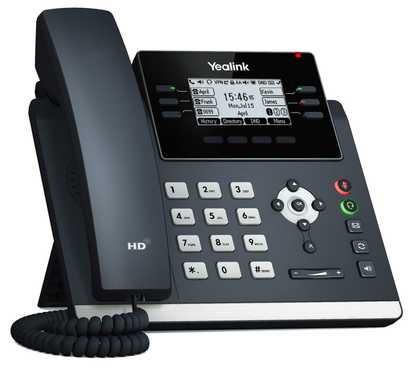Yealink Yealink T42U VoIP Telefoon - Gigabit, Dual USB & 12 SIP-accounts