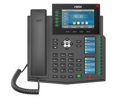 Fanvil Fanvil X6U V2 VoIP Telefoon met 3 Kleurenschermen & Bluetooth