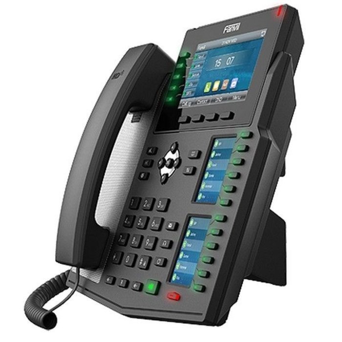 Fanvil Fanvil X6U V2 VoIP Telefoon met 3 Kleurenschermen & Bluetooth