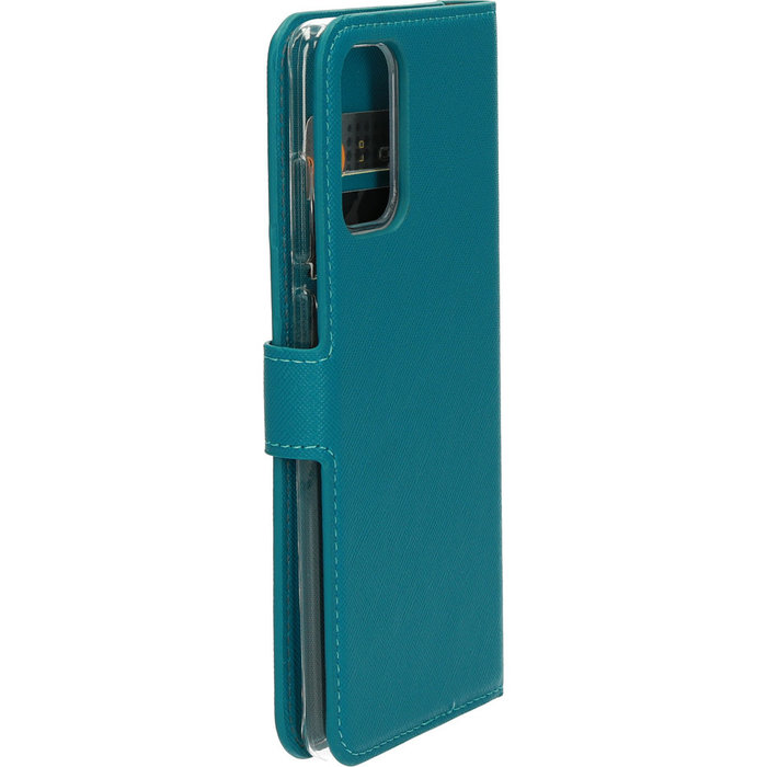 Mobiparts Mobiparts Saffiano Wallet Case Samsung Galaxy S20 Plus 4G/5G Turquoise