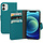 Mobiparts Saffiano Wallet Case Apple iPhone 12 Mini Turquoise