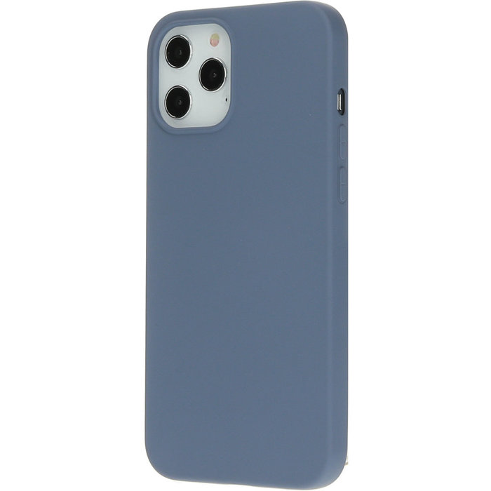 Mobiparts Mobiparts Silicone Cover Apple iPhone 12 Pro Max Royal Grey