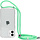 Mobiparts Lanyard Case Apple iPhone 12 Mini Green Cord