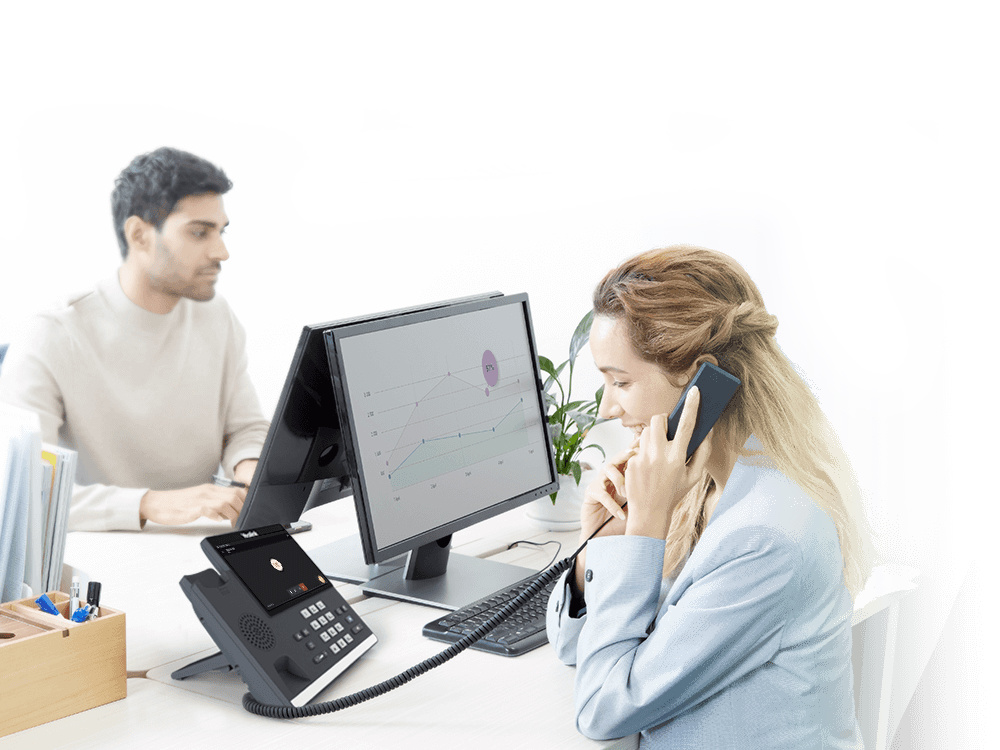 Yealink Yealink MP56 Teams Bureautelefoon - 7" Touchscreen, PoE, Wi-Fi & Bluetooth