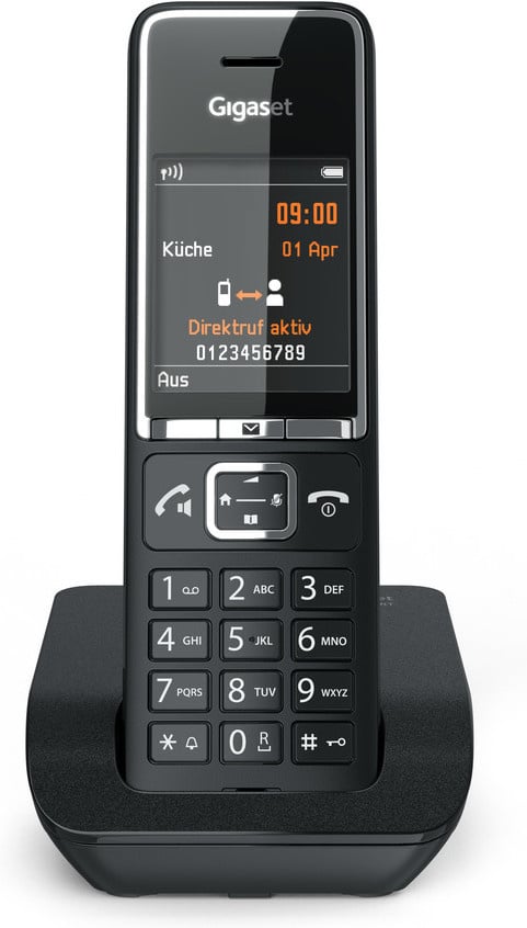 En team Donder Mus Gigaset Comfort 550Hx Dect handset met lader - TelecomShop.nl